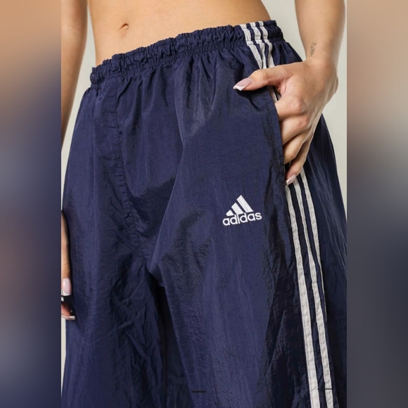 Adidas Dark Blue Pants with White Accents - Picture 2 of 10
